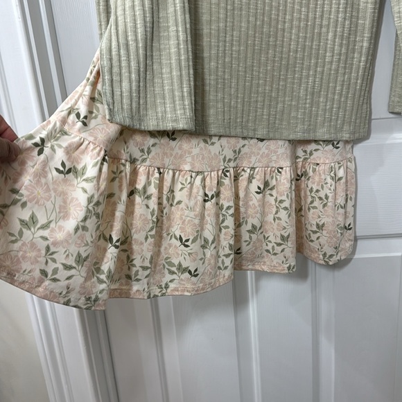 Wallflower flower dress with sweater (2 piece set) - Picture 2 of 8
